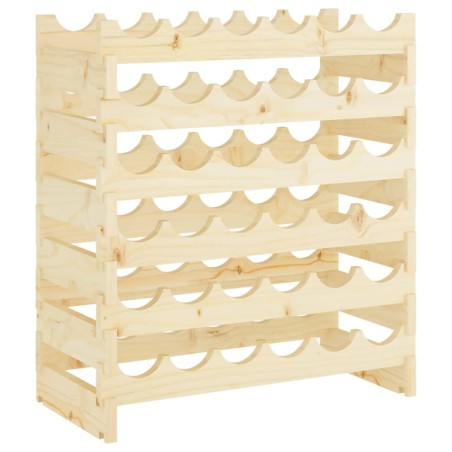 vidaXL Weinregal 65x29x68 cm Massivholz Kiefer