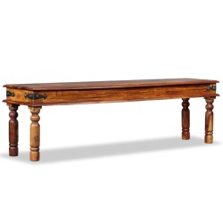 Parkbank Massivholz 160x35x45 cm
