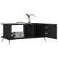 vidaXL Couchtisch Schwarz 90x50x40 cm Holzwerkstoff vidaXL Couchtisch Schwarz 90x50x40 cm Holzwerkstoff