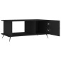 vidaXL Couchtisch Schwarz 90x50x40 cm Holzwerkstoff vidaXL Couchtisch Schwarz 90x50x40 cm Holzwerkstoff