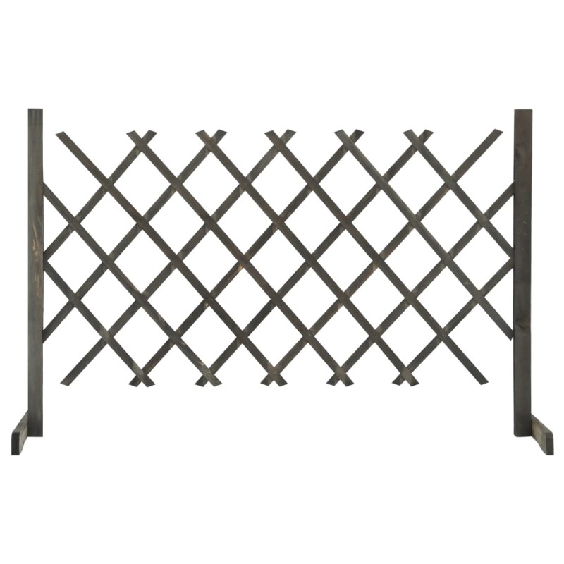 vidaXL Garten-Rankzaun Grau 120x90 cm Massivholz Tanne vidaXL Garten-Rankzaun Grau 120x90 cm Massivholz Tanne