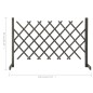 vidaXL Garten-Rankzaun Grau 120x90 cm Massivholz Tanne vidaXL Garten-Rankzaun Grau 120x90 cm Massivholz Tanne