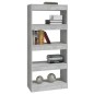 vidaXL Bücherregal/Raumteiler Betongrau 60x30x135 cm Holzwerkstoff vidaXL Bücherregal/Raumteiler Betongrau 60x30x135 cm Holzwerkstoff