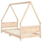 vidaXL Kinderbett 90x190 cm Massivholz Kiefer vidaXL Kinderbett 90x190 cm Massivholz Kiefer