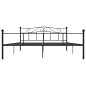 vidaXL Bettgestell Schwarz Metall 180×200 cm vidaXL Bettgestell Schwarz Metall 180×200 cm
