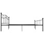 vidaXL Bettgestell Schwarz Metall 180×200 cm vidaXL Bettgestell Schwarz Metall 180×200 cm