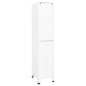 vidaXL Schließfachschrank Weiß 38x45x180 cm Stahl vidaXL Schließfachschrank Weiß 38x45x180 cm Stahl