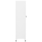 vidaXL Schließfachschrank Weiß 38x45x180 cm Stahl vidaXL Schließfachschrank Weiß 38x45x180 cm Stahl