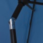 vidaXL Sonnenschirm mit LED-Leuchten und Stahlmast 300 cm Azurblau vidaXL Sonnenschirm mit LED-Leuchten und Stahlmast 300 cm Azurblau