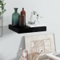 vidaXL Schweberegal Hochglanz-Schwarz 23x23,5x3,8 cm MDF vidaXL Schweberegal Hochglanz-Schwarz 23x23,5x3,8 cm MDF