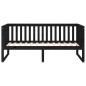 vidaXL Tagesbett Schwarz 90x200 cm Massivholz Kiefer vidaXL Tagesbett Schwarz 90x200 cm Massivholz Kiefer
