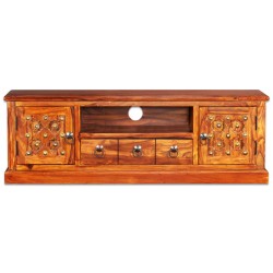 TV-Schrank Massivholz 120 x 30 x 40 cm