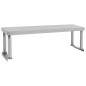vidaXL Aufsatzboard für Arbeitstisch 120 x 30 x 35 cm Edelstahl vidaXL Aufsatzboard für Arbeitstisch 120 x 30 x 35 cm Edelstahl