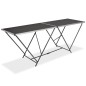vidaXL Tapeziertisch Klappbar MDF und Aluminium 200×60×78 cm vidaXL Tapeziertisch Klappbar MDF und Aluminium 200×60×78 cm