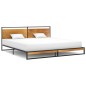 vidaXL Bett Metall 200x200 cm vidaXL Bett Metall 200x200 cm
