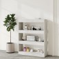 vidaXL Bücherregal/Raumteiler Betongrau 80x30x103 cm Holzwerkstoff vidaXL Bücherregal/Raumteiler Betongrau 80x30x103 cm Holzwerkstoff