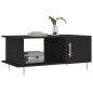 vidaXL Couchtisch Schwarz 90x50x40 cm Holzwerkstoff vidaXL Couchtisch Schwarz 90x50x40 cm Holzwerkstoff