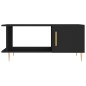 vidaXL Couchtisch Schwarz 90x50x40 cm Holzwerkstoff vidaXL Couchtisch Schwarz 90x50x40 cm Holzwerkstoff