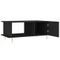 vidaXL Couchtisch Schwarz 90x50x40 cm Holzwerkstoff vidaXL Couchtisch Schwarz 90x50x40 cm Holzwerkstoff