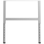 vidaXL Werkbankgestell Verstellbar 2 Stk. Metall 85x(69-95,5) cm Grau vidaXL Werkbankgestell Verstellbar 2 Stk. Metall 85x(69-95,5) cm Grau