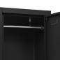 vidaXL Schließfachschrank Schwarz 38x45x180 cm Stahl vidaXL Schließfachschrank Schwarz 38x45x180 cm Stahl