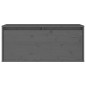 vidaXL Wandschrank Grau 80x30x35 cm Massivholz Kiefer vidaXL Wandschrank Grau 80x30x35 cm Massivholz Kiefer
