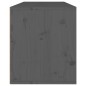 vidaXL Wandschrank Grau 80x30x35 cm Massivholz Kiefer vidaXL Wandschrank Grau 80x30x35 cm Massivholz Kiefer