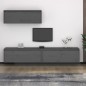 vidaXL TV-Schränke 3 Stk. Grau Massivholz Kiefer vidaXL TV-Schränke 3 Stk. Grau Massivholz Kiefer