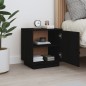 vidaXL Nachttisch Schwarz 40x34x45 cm Massivholz Kiefer vidaXL Nachttisch Schwarz 40x34x45 cm Massivholz Kiefer