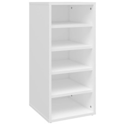 vidaXL Schuhschrank Weiß 31,5x35x70 cm Holzwerkstoff