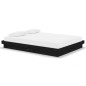 vidaXL Massivholzbett Schwarz 135x190 cm vidaXL Massivholzbett Schwarz 135x190 cm