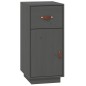 vidaXL Sideboard Grau 34x40x75 cm Massivholz Kiefer vidaXL Sideboard Grau 34x40x75 cm Massivholz Kiefer