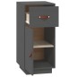 vidaXL Sideboard Grau 34x40x75 cm Massivholz Kiefer vidaXL Sideboard Grau 34x40x75 cm Massivholz Kiefer