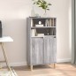 vidaXL Highboard Grau Sonoma 60x36x110 cm Holzwerkstoff vidaXL Highboard Grau Sonoma 60x36x110 cm Holzwerkstoff