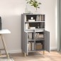 vidaXL Highboard Grau Sonoma 60x36x110 cm Holzwerkstoff vidaXL Highboard Grau Sonoma 60x36x110 cm Holzwerkstoff