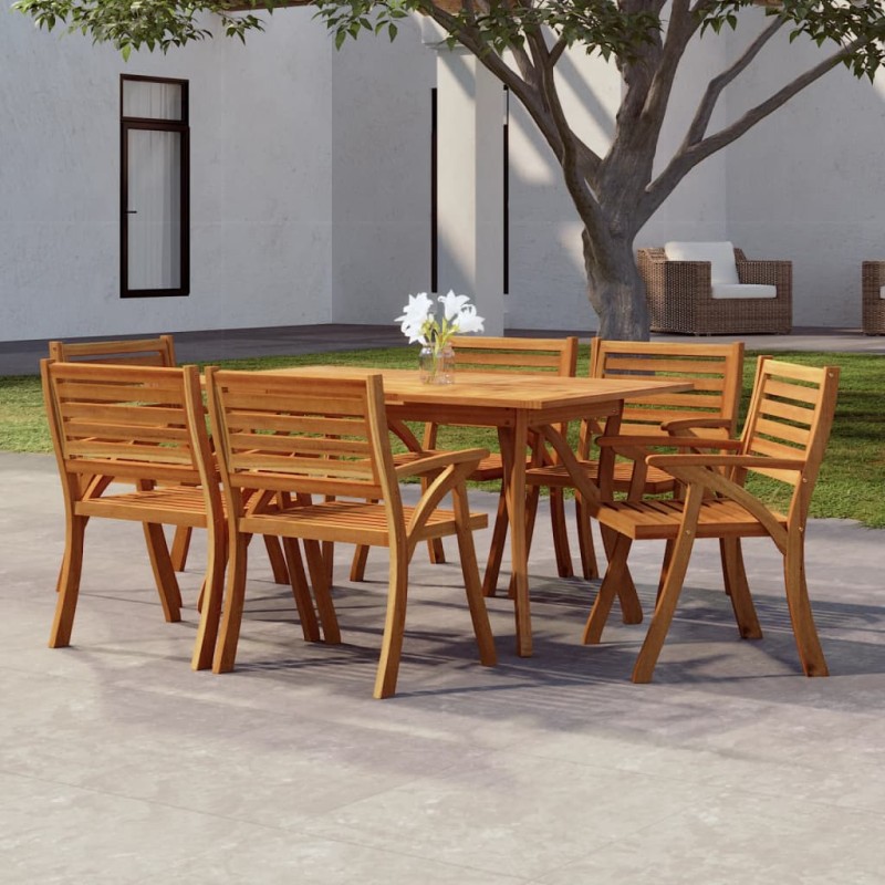 vidaXL Gartentisch 150x90x75 cm Massivholz Akazie vidaXL Gartentisch 150x90x75 cm Massivholz Akazie