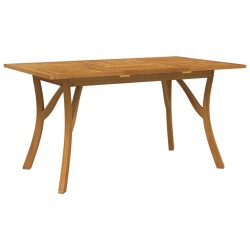 vidaXL Gartentisch 150x90x75 cm Massivholz Akazie