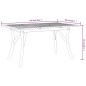 vidaXL Gartentisch 150x90x75 cm Massivholz Akazie vidaXL Gartentisch 150x90x75 cm Massivholz Akazie
