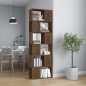 vidaXL Bücherregal/Raumteiler Braun Eichen-Optik 60x24x186 cm vidaXL Bücherregal/Raumteiler Braun Eichen-Optik 60x24x186 cm