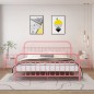 vidaXL Nachttische 2 Stk. Rosa Transparent Metall und Glas vidaXL Nachttische 2 Stk. Rosa Transparent Metall und Glas