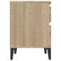 vidaXL Nachttisch Sonoma-Eiche 40x35x50 cm vidaXL Nachttisch Sonoma-Eiche 40x35x50 cm