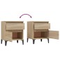 vidaXL Nachttisch Sonoma-Eiche 40x35x50 cm vidaXL Nachttisch Sonoma-Eiche 40x35x50 cm