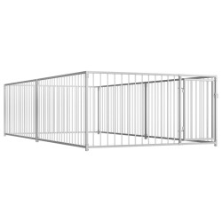 vidaXL Outdoor-Hundezwinger 200×400×100 cm