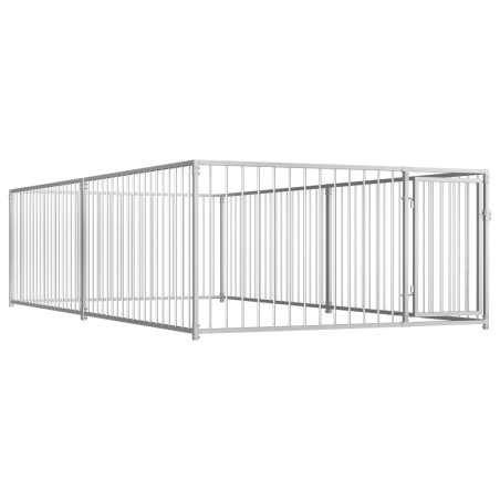 vidaXL Outdoor-Hundezwinger 200×400×100 cm