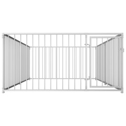 vidaXL Outdoor-Hundezwinger 200×400×100 cm