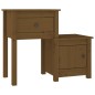vidaXL Nachttische 2 Stk. Honigbraun 79,5x38x65,5cm Massivholz Kiefer vidaXL Nachttische 2 Stk. Honigbraun 79,5x38x65,5cm Massivholz Kiefer