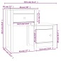 vidaXL Nachttische 2 Stk. Honigbraun 79,5x38x65,5cm Massivholz Kiefer vidaXL Nachttische 2 Stk. Honigbraun 79,5x38x65,5cm Massivholz Kiefer