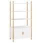 vidaXL Highboard Weiß 80x40x153 cm Holzwerkstoff vidaXL Highboard Weiß 80x40x153 cm Holzwerkstoff