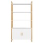 vidaXL Highboard Weiß 80x40x153 cm Holzwerkstoff vidaXL Highboard Weiß 80x40x153 cm Holzwerkstoff