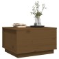 vidaXL Couchtisch Honigbraun 60x50x35 cm Massivholz Kiefer vidaXL Couchtisch Honigbraun 60x50x35 cm Massivholz Kiefer